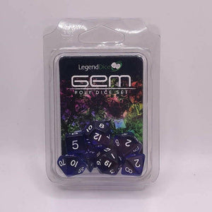 Legend Dice Gem Purple Dice Set