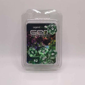 Legend Dice Gem Green Dice Set