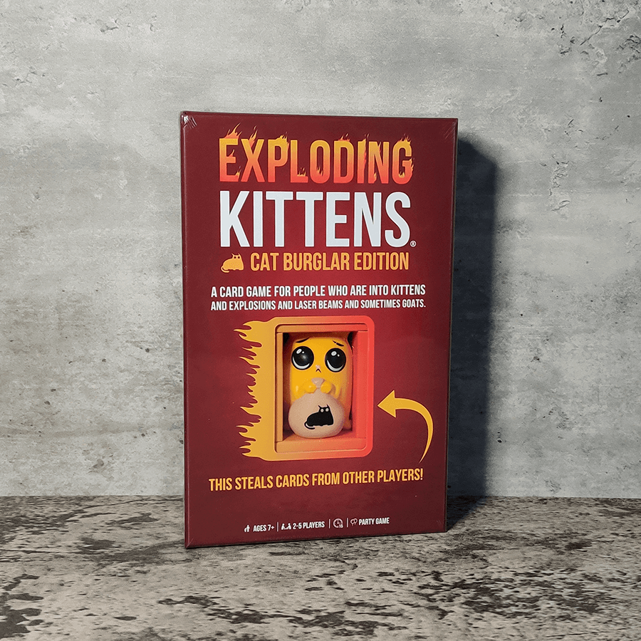 Exploding Cat Book Exploding Kittens: Cat Burglar Edition - Party Game – Fun Flies Ltd