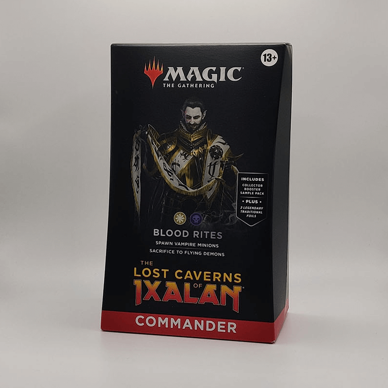 Mtg Booster Box Magic: The Gathering Lost Caverns Of Ixalan Commander Deck - Blood Rites (English) - 100 Cards, Foils, Tokens & Box MTG Commander Deck Mtg Booster Box Magic: The Gathering Lost Caverns Of Ixalan Commander Deck - Blood Rites (English) - 100 Cards, Foils, Tokens & Box MTG Commander Deck