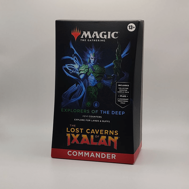 Magic: The Gathering Lost Caverns Of Ixalan Commander Deck - Explorers Of The Deep 100-Card Set MTG Commander Deck Magic: The Gathering Lost Caverns Of Ixalan Commander Deck - Explorers Of The Deep 100-Card Set MTG Commander Deck