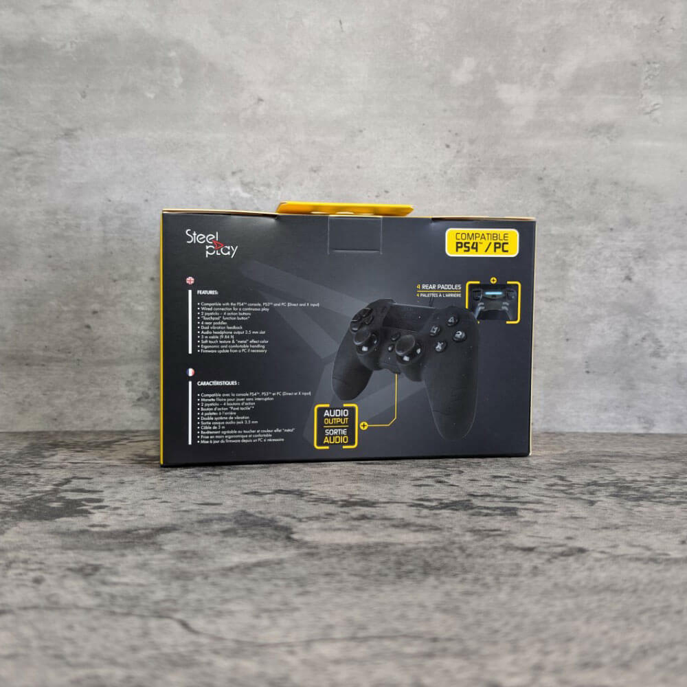 Wired ps4 controller with paddles discount