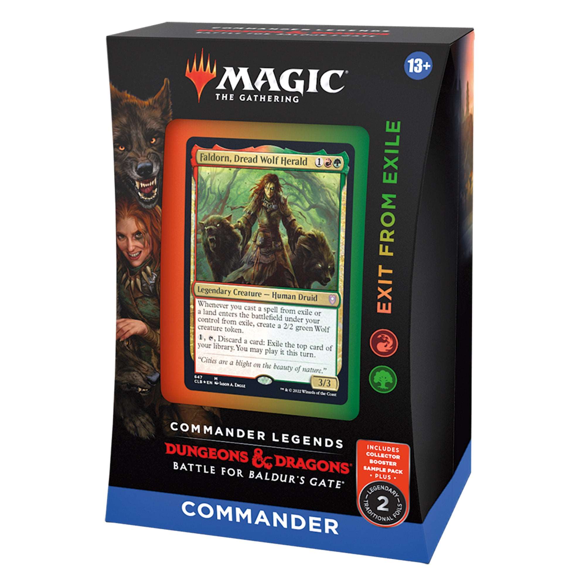 MTG D & D - Faldorn, Dead Wolf Herald - Fun Flies Ltd