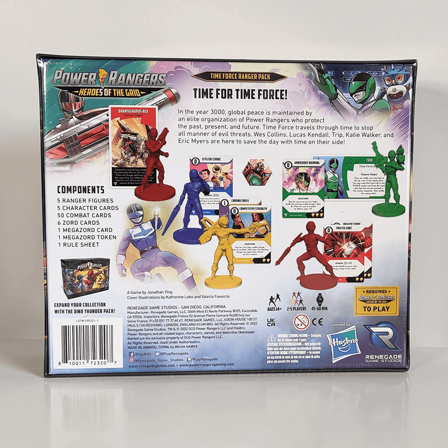 Power Rangers Time Force Pack