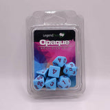 Baby Blue Opaque Dice Set 