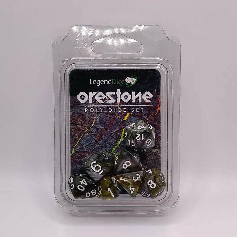 Green Orestone Dice Set 