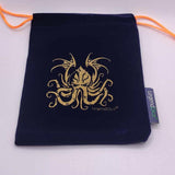 Blue Dice Bag with Cthulhu 